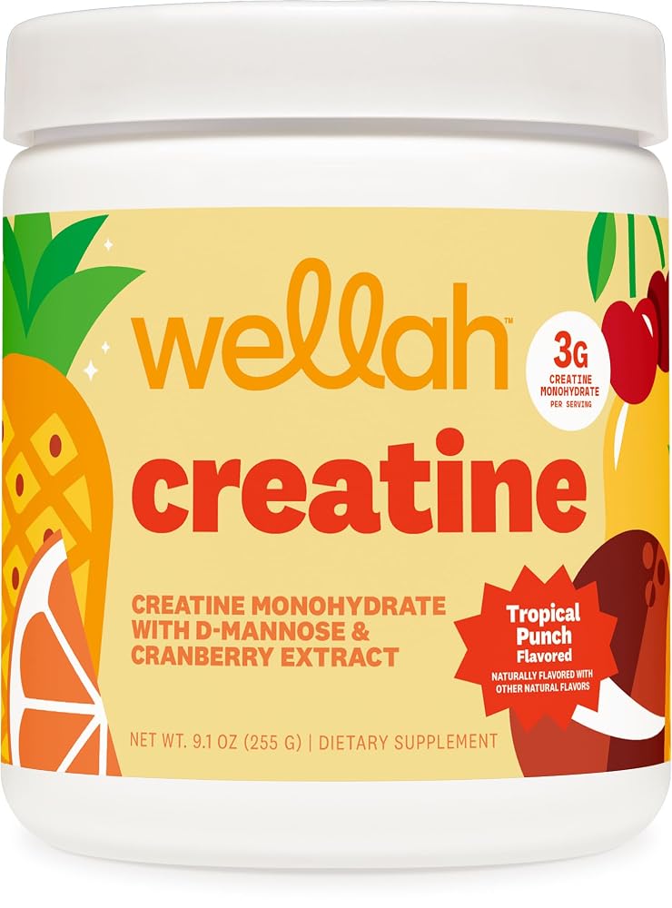Wellah Creatine for Women - Creatine Monohydrate with Dandelion