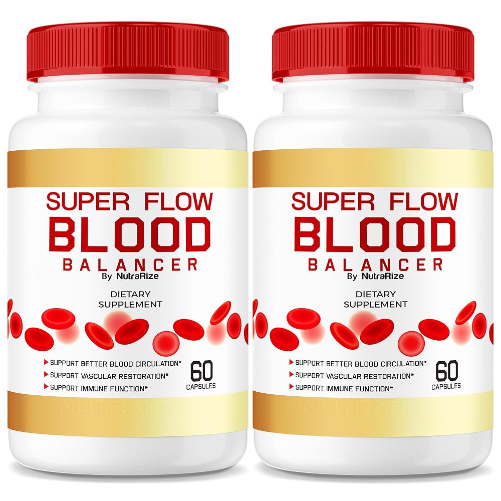NutraRize Super Flow Blood Balancer Capsules - 120 Capsules