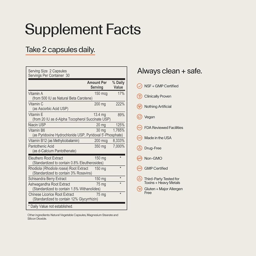 Veracity Support Supplement, Organic Ashwagandha Supplements