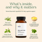 Kerala Ayurveda Brahmi Pearls for Memory & Focus - 60 Capsules - image 3