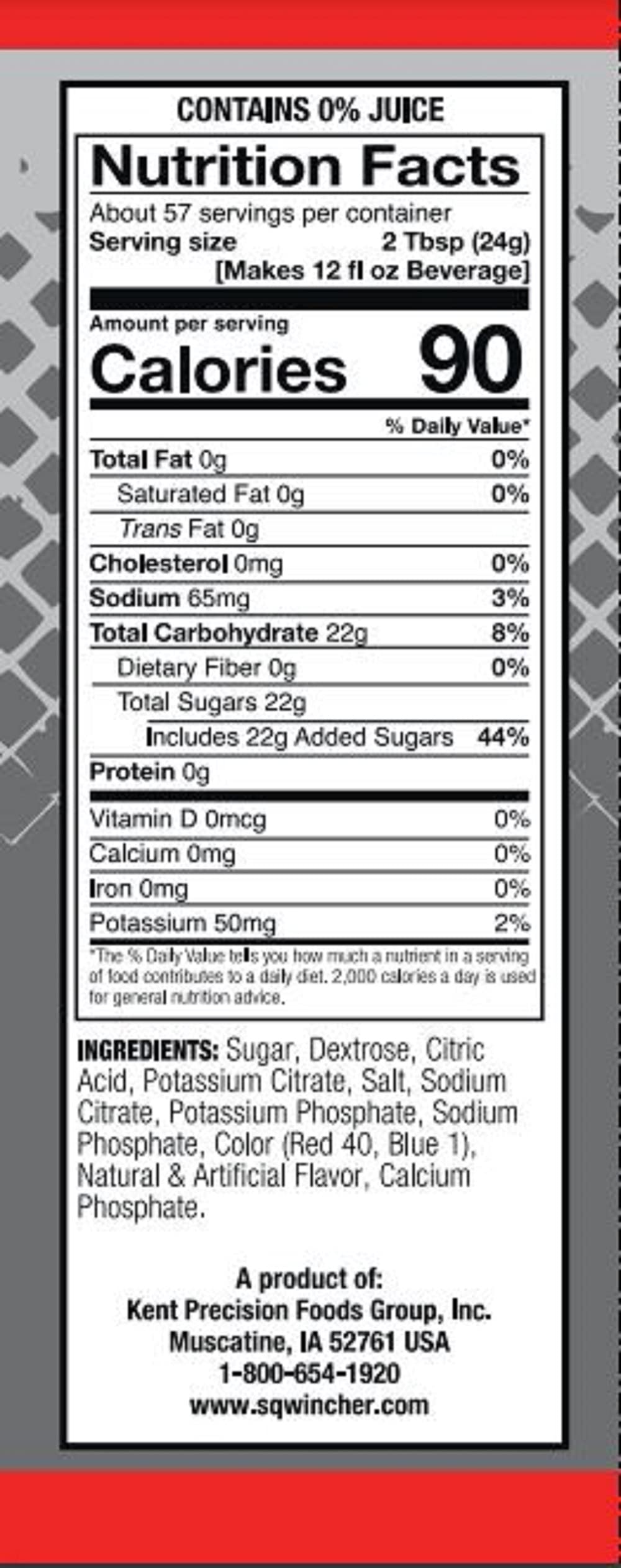 Sqwincher Electrolyte Replacement Powder Fruit Punch - 4 Packets - image 3