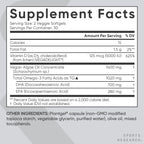 Sports Research Vegan Omega-3 Algae Oil 1400mg with D3 5000IU - 60 Softgels - image 5