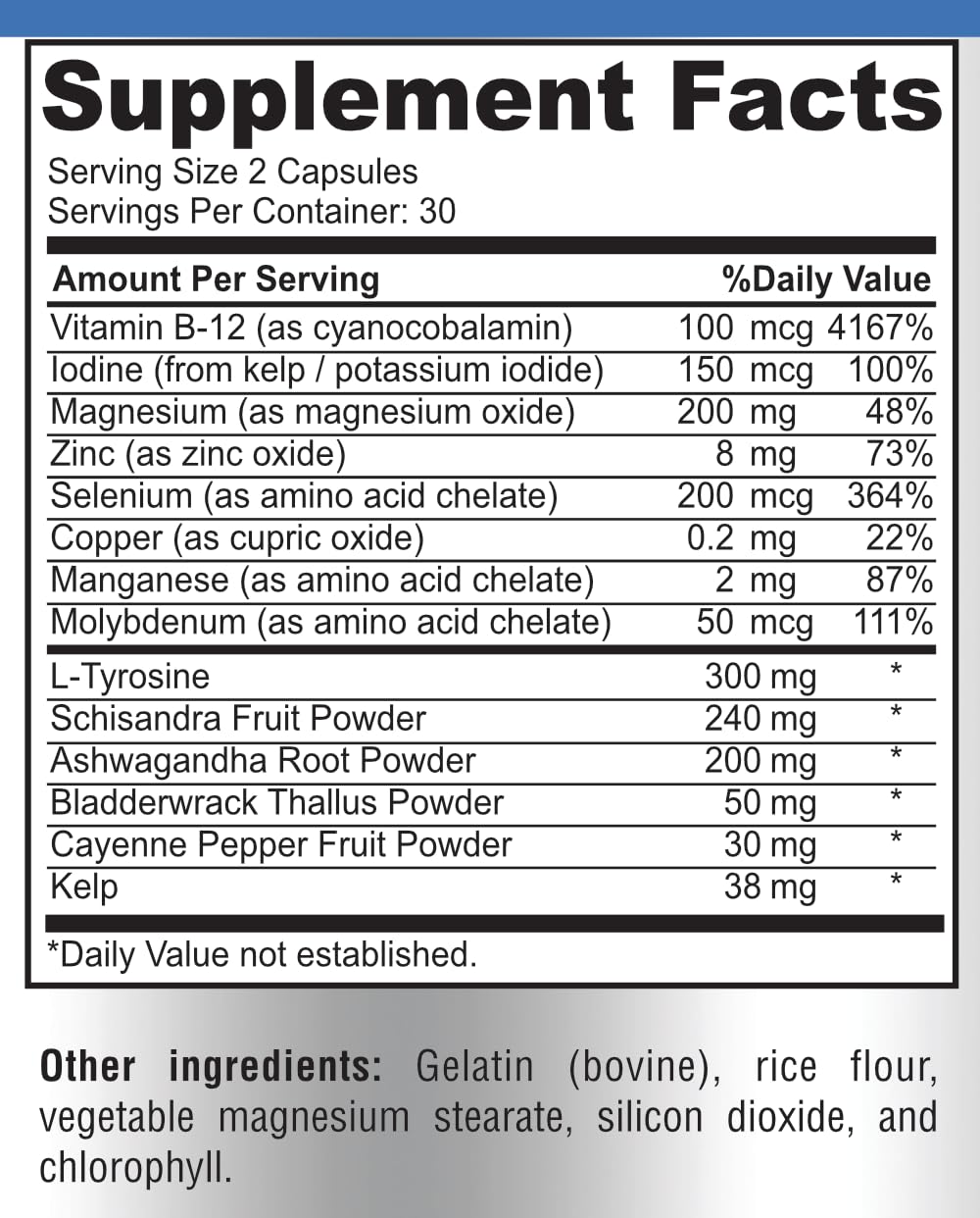 YUMMYVITE Thyroid Support with Iodine Metabolism Booster - 60 Capsules - image 7