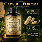 HERBALICIOUS Quinine Capsules 500mg with Vitamin C, D3 & Zinc - 60 Capsules - image 3