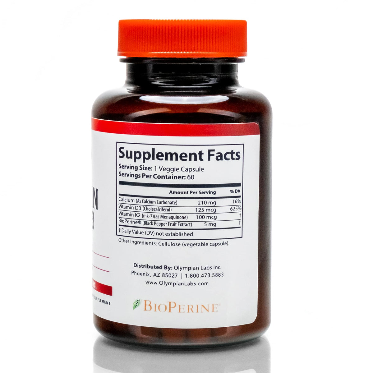 Olympian Labs Vitamin K2 + D3 Bone and Heart Support - 60 Capsules - image 3