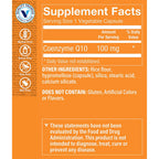 The Vitamin Shoppe CoQ-10 100mg Heart & Energy Support - 240 Capsules - image 3