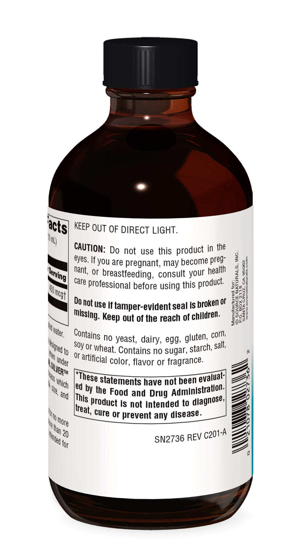 Source Naturals Wellness Colloidal Silver - 8 Fl Oz - image 2