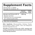 NusaPure Bacopa Monnieri Leaf 1000mg - 180 Tablets - image 4