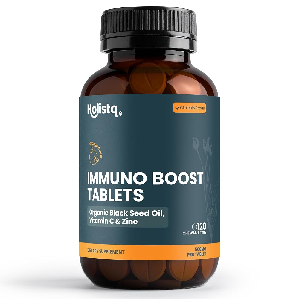 HOLISTQ Vitamin C with Zinc Chewable Tablets - 120 Count - image 2