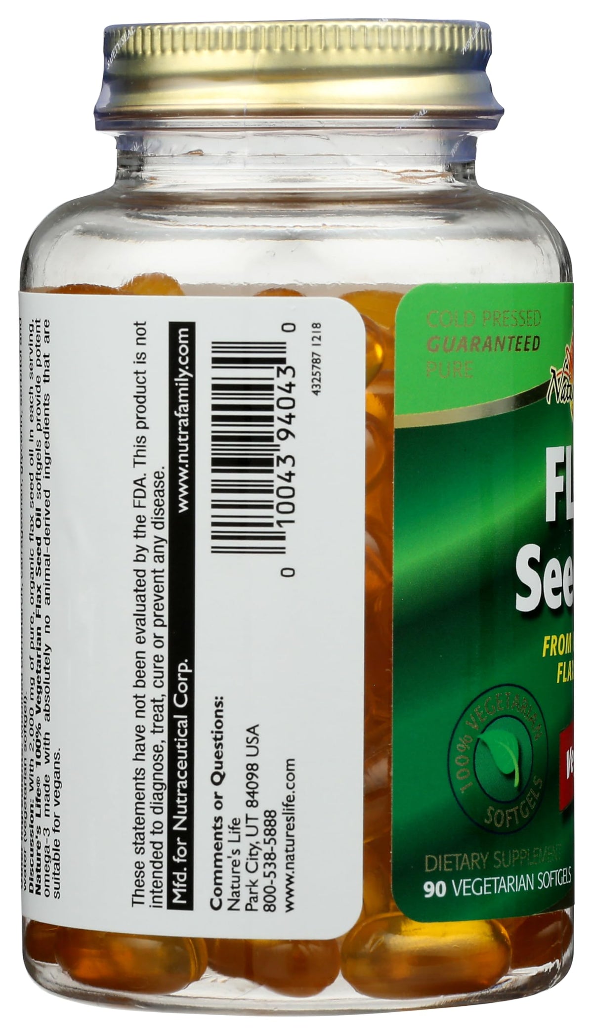 Health From The Sun Flax Seed Oil 1000 mg - 90 Softgels - image 4