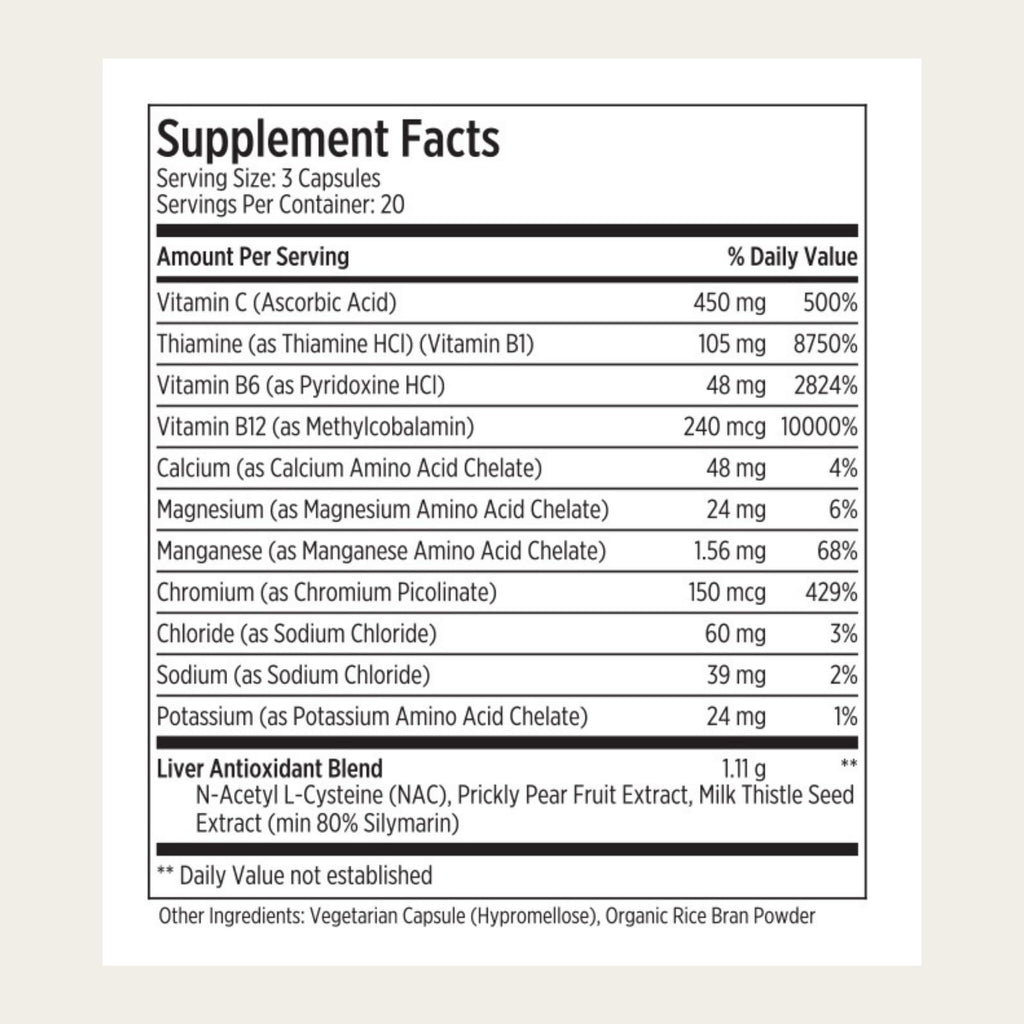 LES Labs DeToxx Recovery & Liver Support Supplement - 60 Capsules - image 5