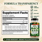 Peruvian Naturals Organic Maca Root Capsules for Energy - image 5