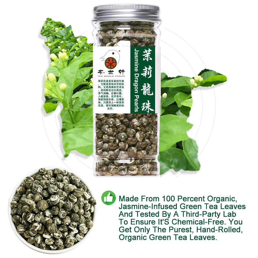 Plant Gift Jasmine Dragon Pearls Tea Green Tea - 130g - image 2