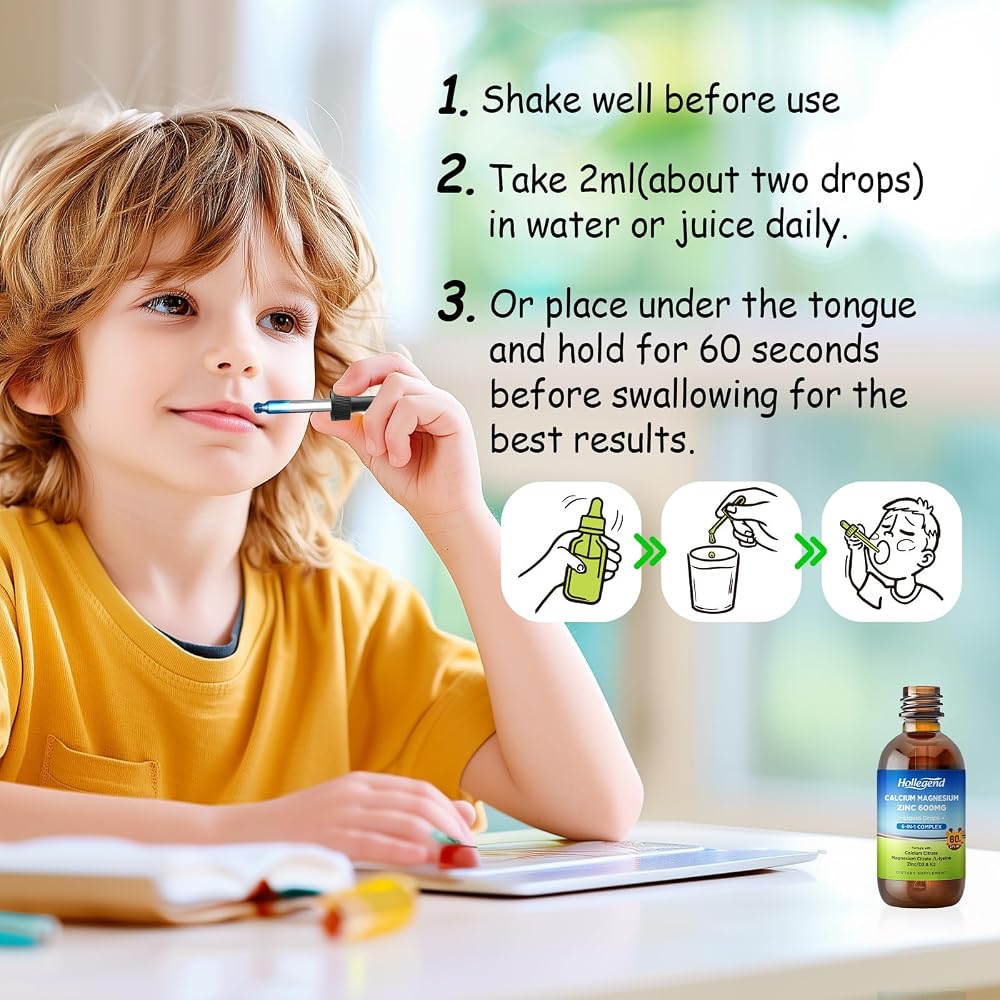 HOLLEGEND Liquid Calcium Citrate Drops