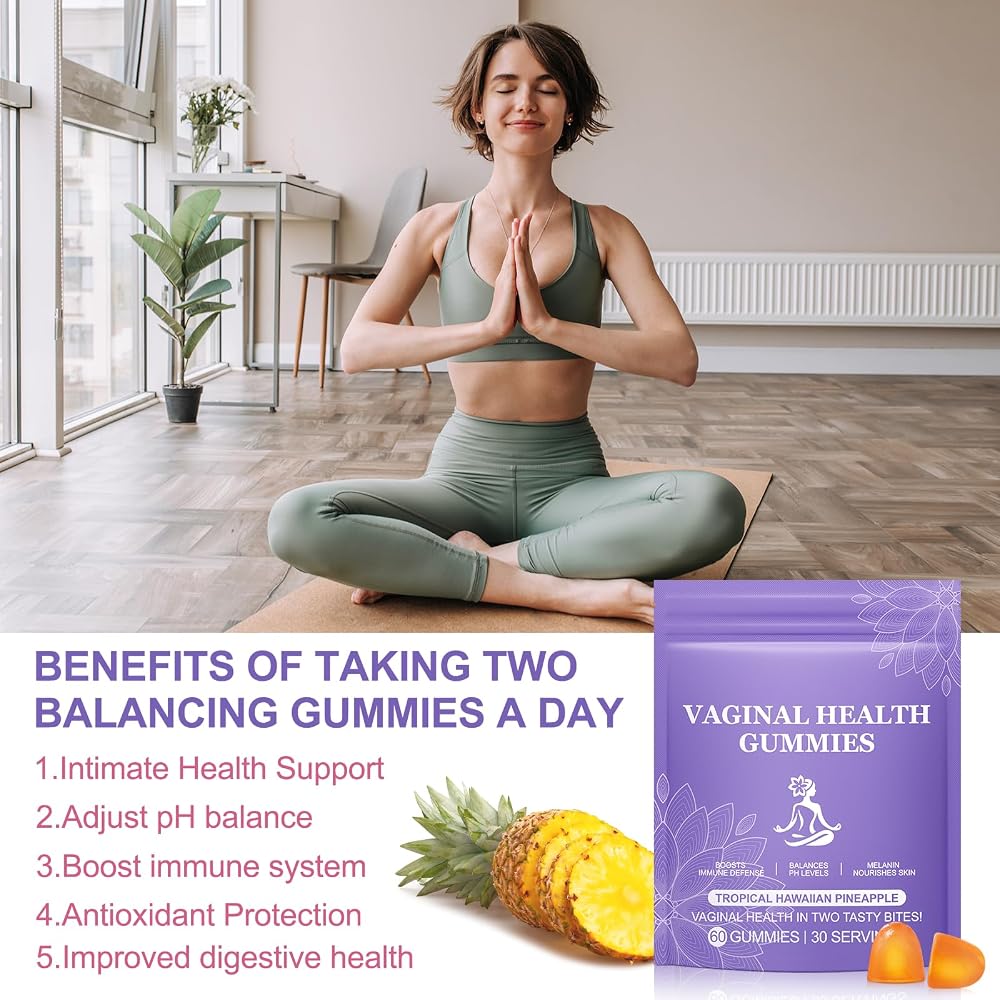 Ruduwu Feminine Balance Probiotics Gummies - 60 Count - image 4