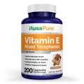 NusaPure Vitamin E Mixed Tocopherols Vegan - 200 Vegetarian Capsules