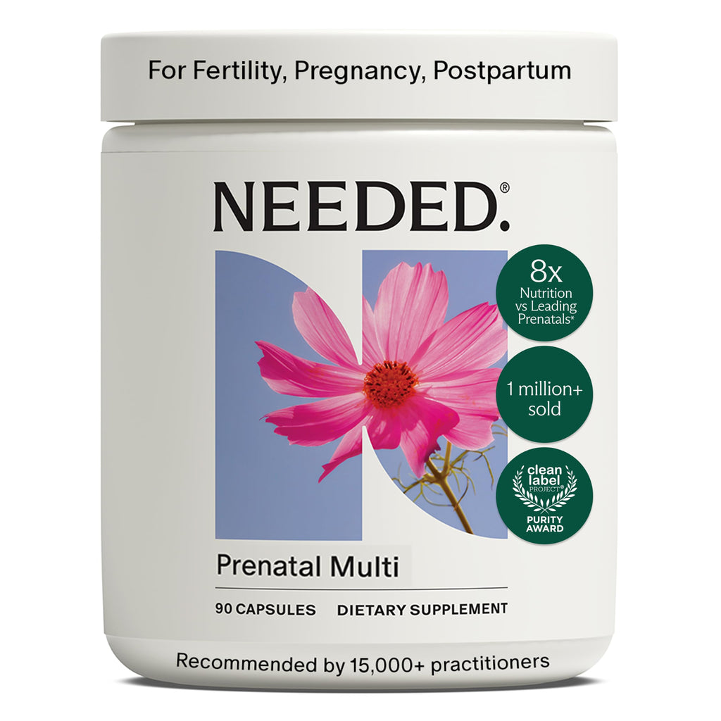 Needed. Prenatal Multivitamin with Methylfolate & Choline - 90 Capsules