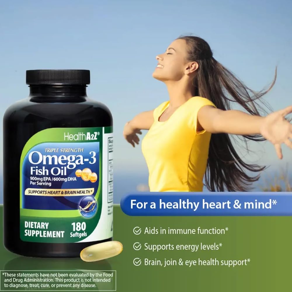 NutraA2Z Omega 3 Fish Oil High Potency - 60 Gummies - image 2
