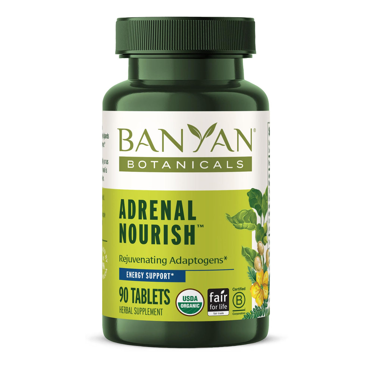 Banyan Botanicals Organic Adrenal Nourish Stress Relief - 90 Tablets
