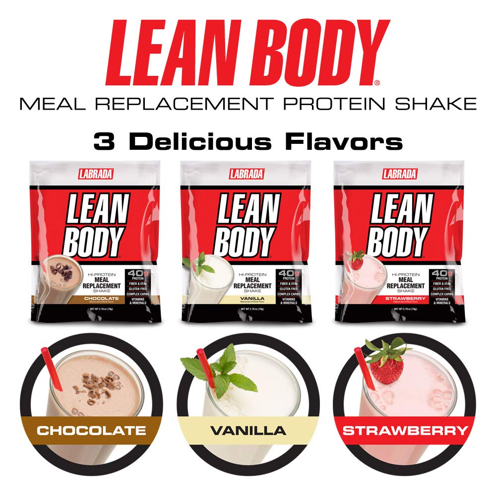 Labrada Nutrition Lean Body Hi-Protein Meal Replacement Shake