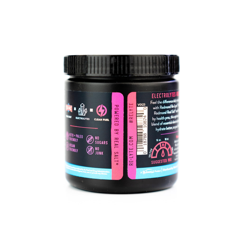 REDMOND Re-Lyte Electrolyte Drink Mix, 30 serving SMALL 6.88oz jar