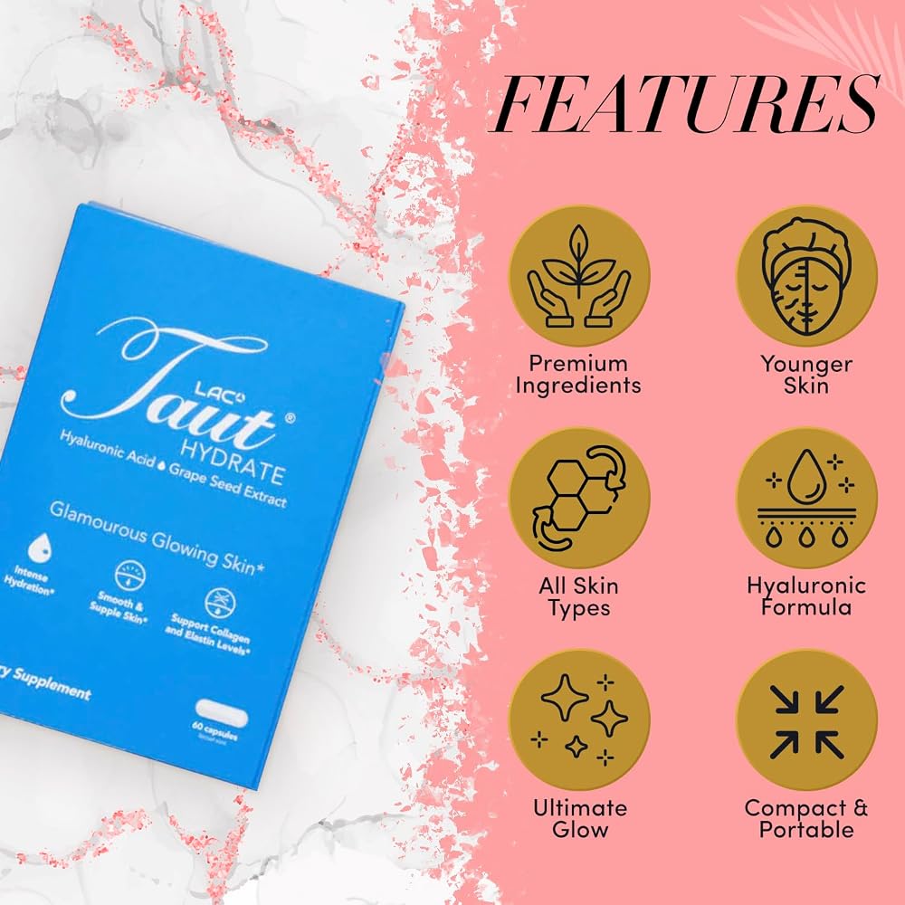 TAUT Discovery Marine Collagen Drink, 16 Bottles, 5 Face Masks