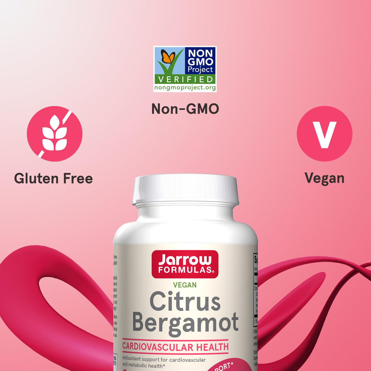 Jarrow Formulas Citrus Bergamot 500 mg - 120 Vegetarian Capsules - image 5
