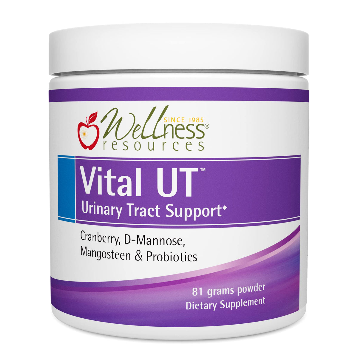 Wellness Resources Vital UT Powder with D-Mannose & Cranberry - 30 Servings