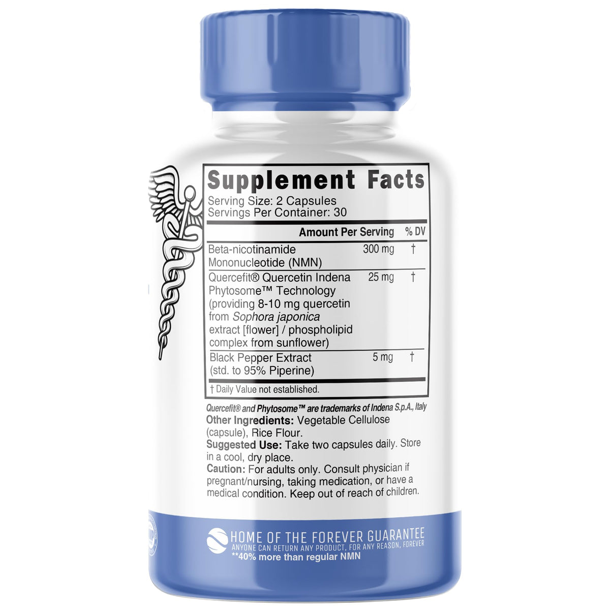 Nature's Fusions Nutri NMN Supplement 300mg NAD - 60 Capsules - image 4