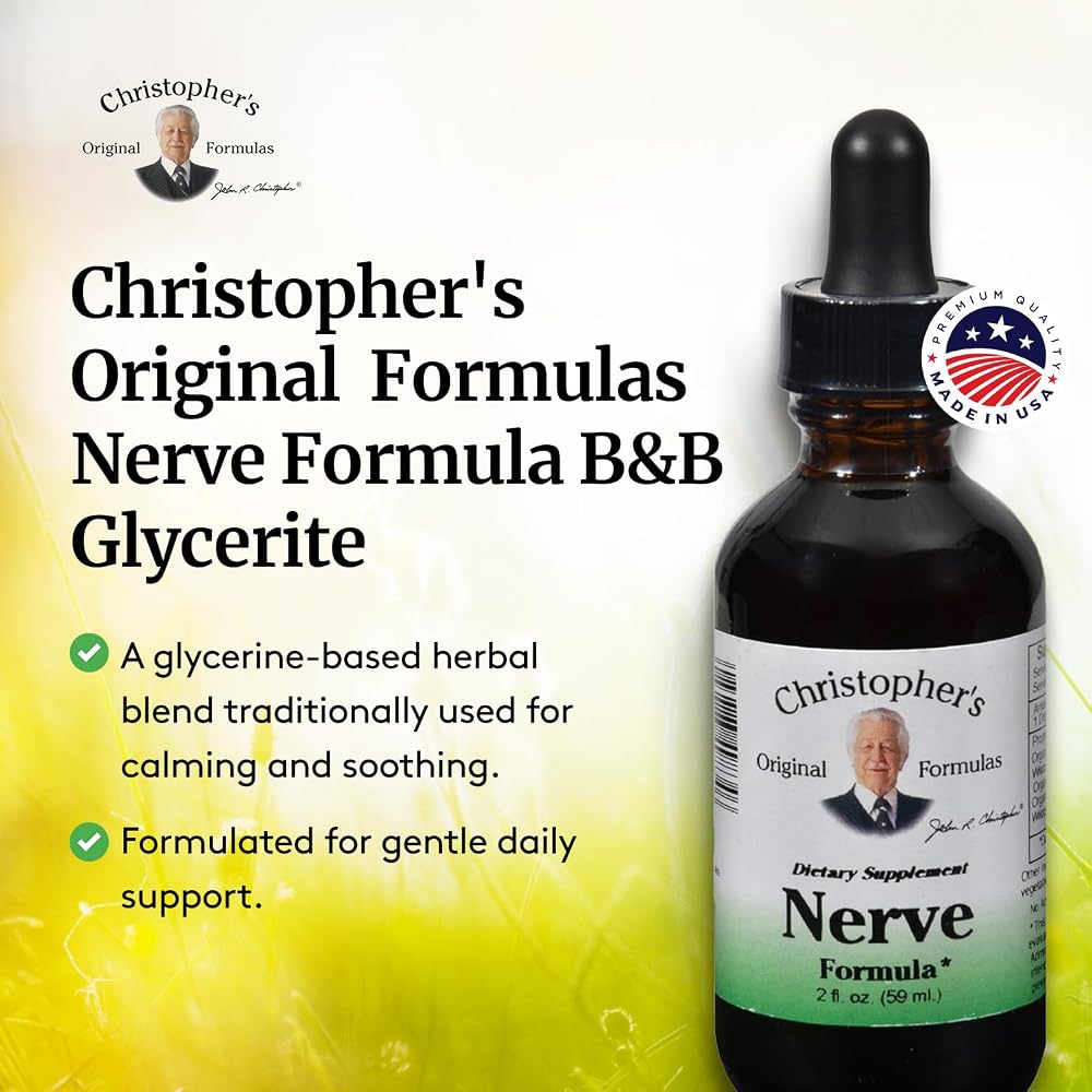 Christopher's Original Formulas Nerve Formula B&B Glycerite - 2 fl oz - image 4
