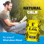 Fiji Vanua Kava Vanuatu Root Powder Medium Grind - 16oz - image 5