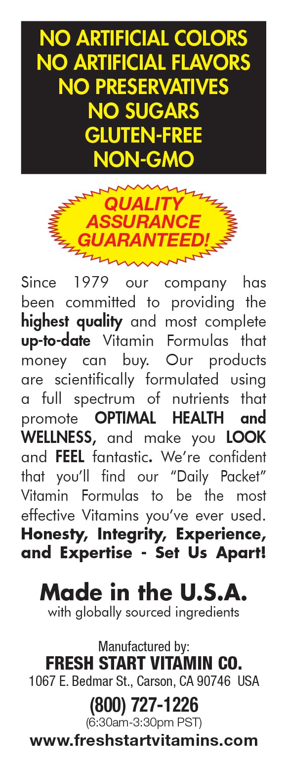 Fresh Start Daily Start All-in-One Vitamin Pack Energy & Focus - 30 Packets - image 4