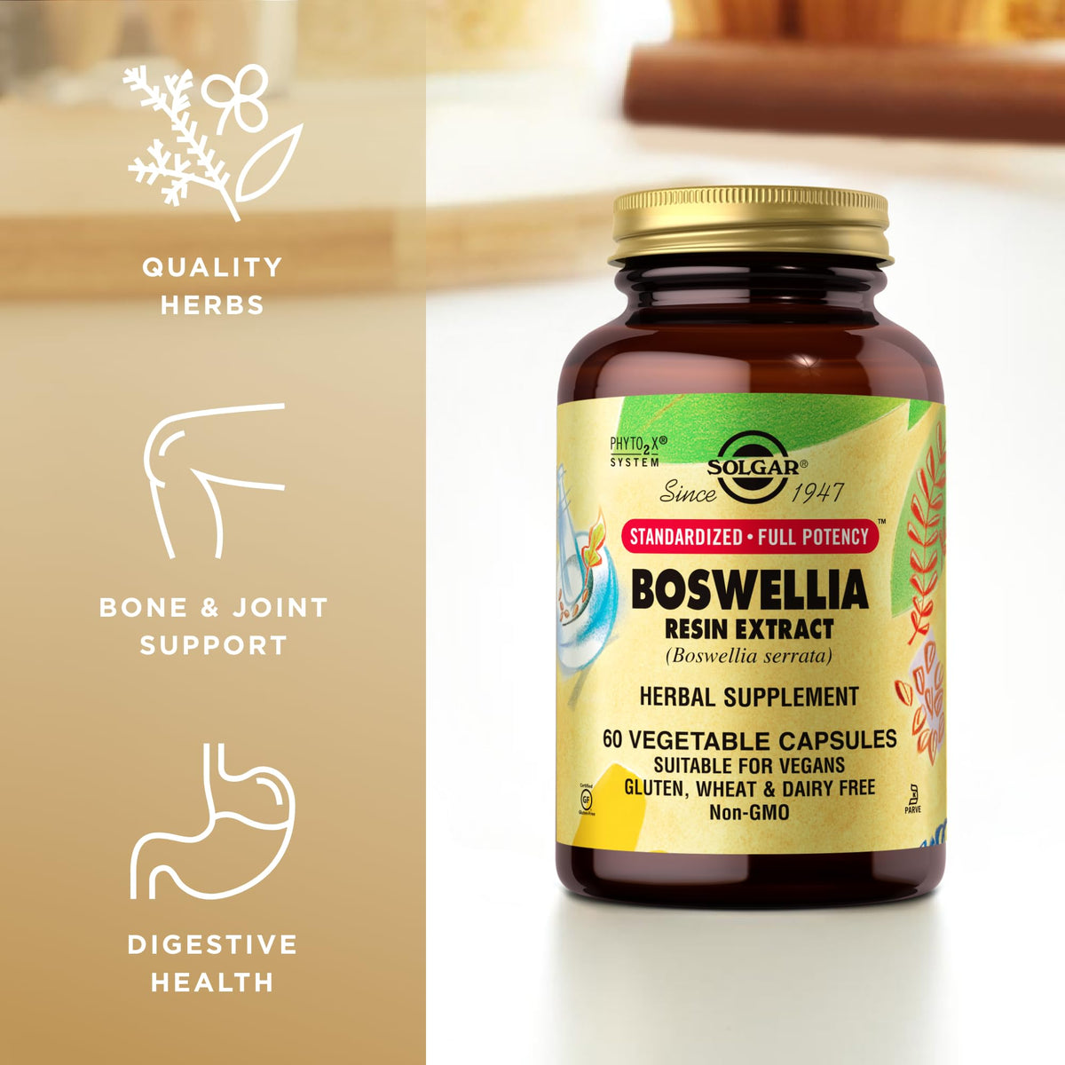 Solgar Boswellia Resin Extract - 60 Vegetarian Capsules - image 6