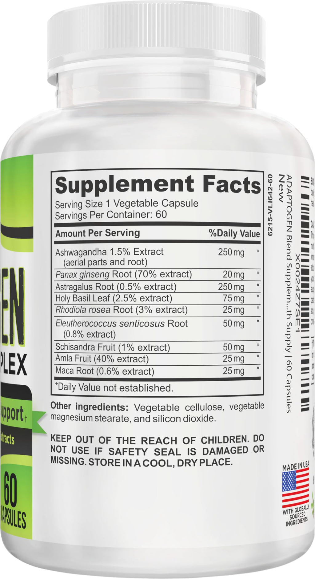 Elevate Recovery Adaptogen Supplements 9-in-1 Blend - 60 Capsules - image 2