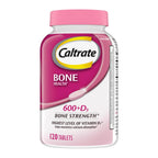 Caltrate 600 Plus D3 Calcium and Vitamin D Supplement - 120 Tablets