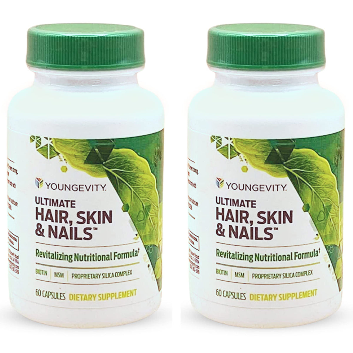 Youngevity Ultimate Hair Skin and Nails Biotin Supplement - 120 Capsules