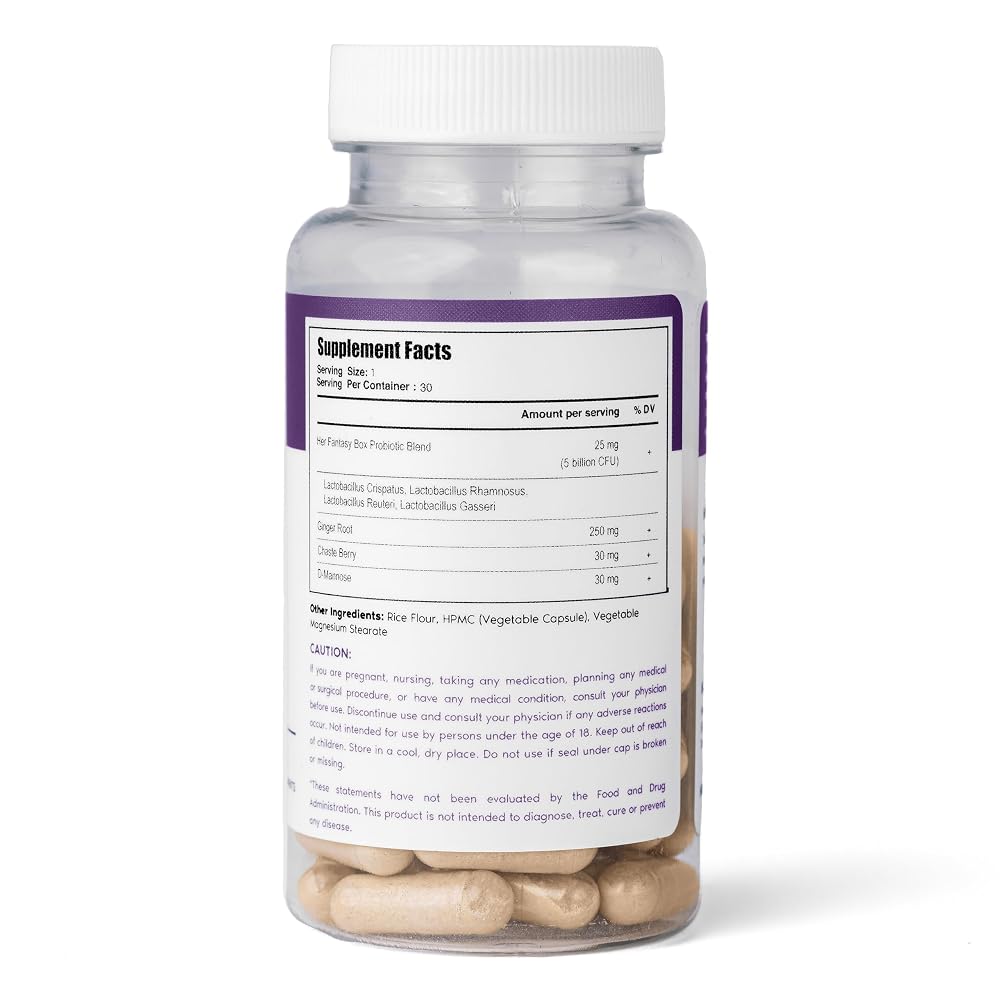 Her Fantasy Box Healthy Box Probiotics - 30 Capsules (3 Pack) - image 9