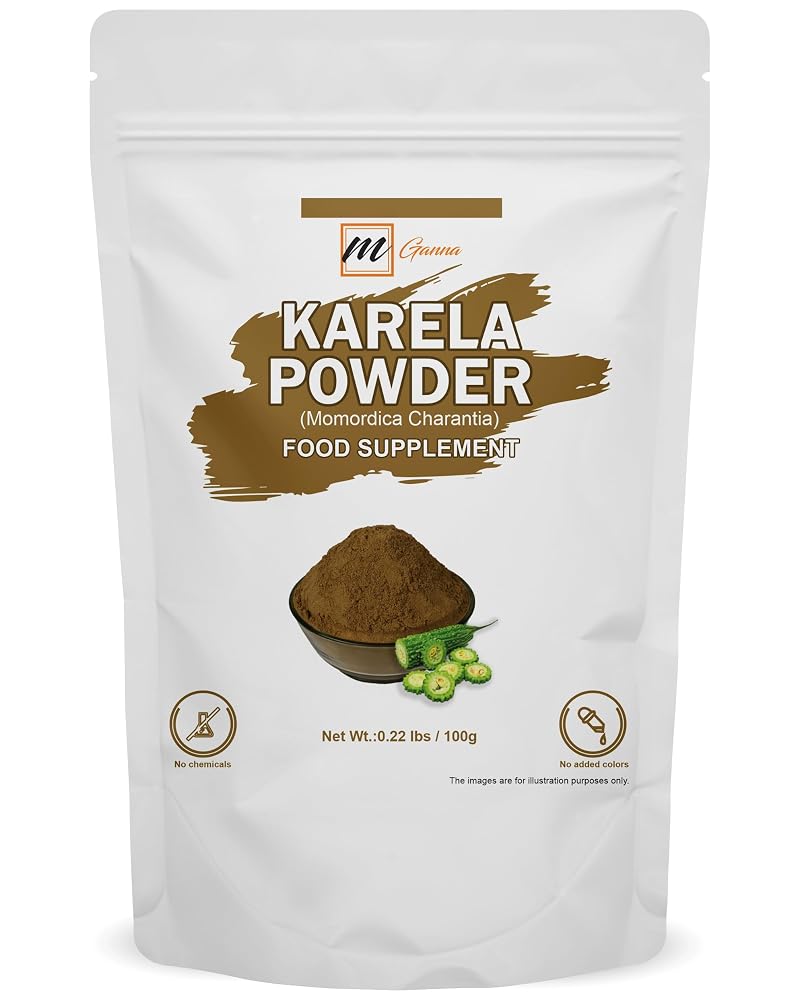 mGanna Karela Powder 100% Natural Bitter Melon - 100g