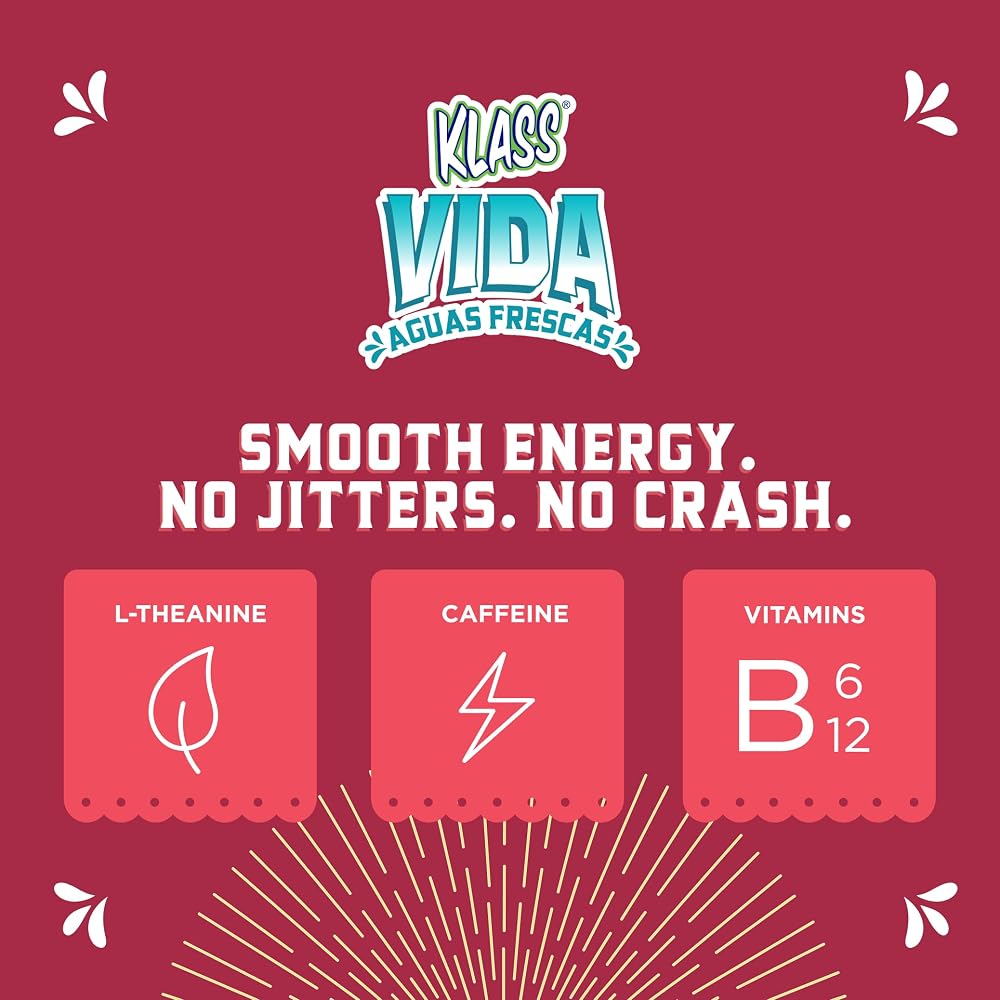 KLASS VIDA Hydration + Energy Sugar-Free Powder Packets Electrolyte