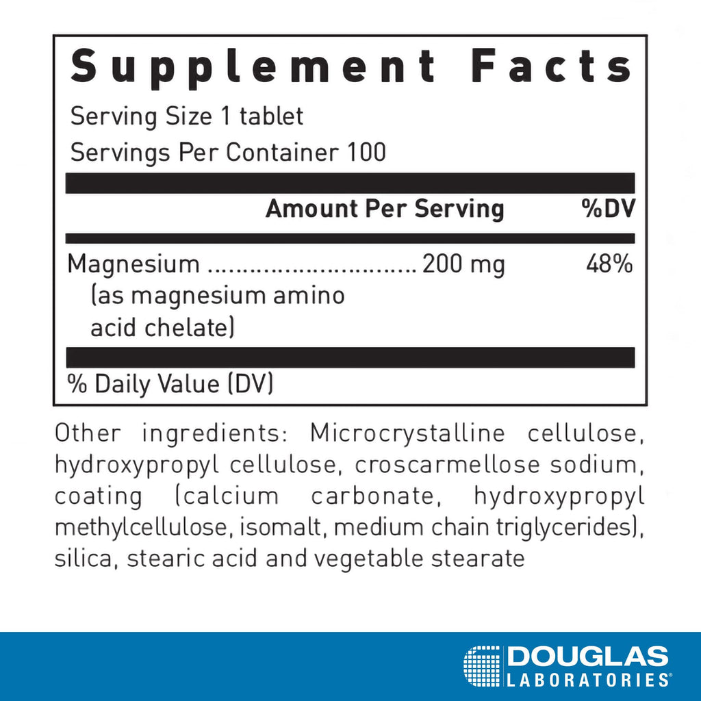 Douglas Laboratories Amino-Mag 200 Magnesium - 100 Tablets - image 2