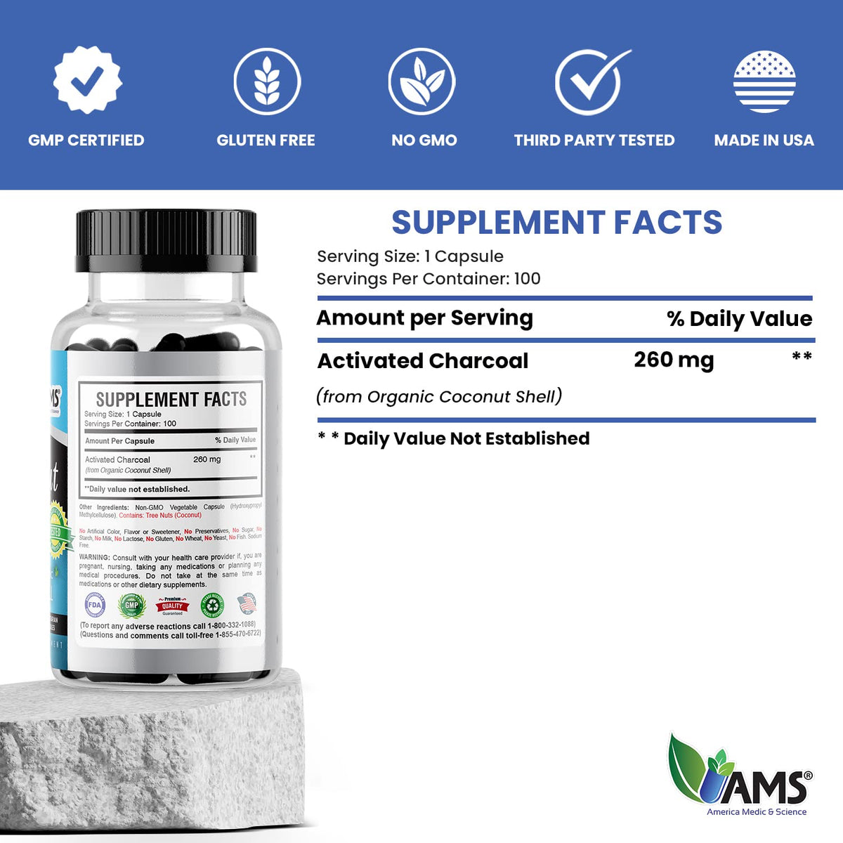America Medic & Science Charconut