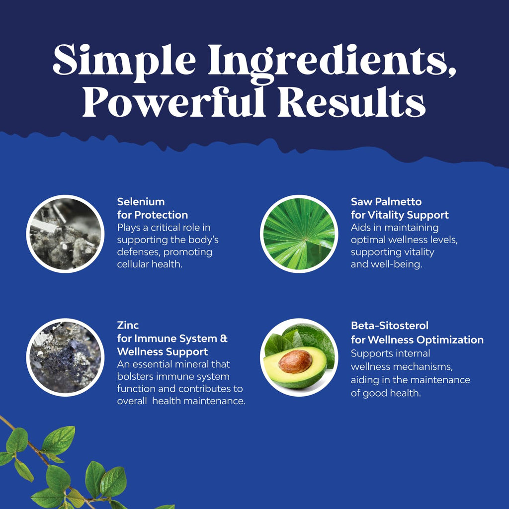 Natures Craft Saw Palmetto for Men with Beta Sitosterol