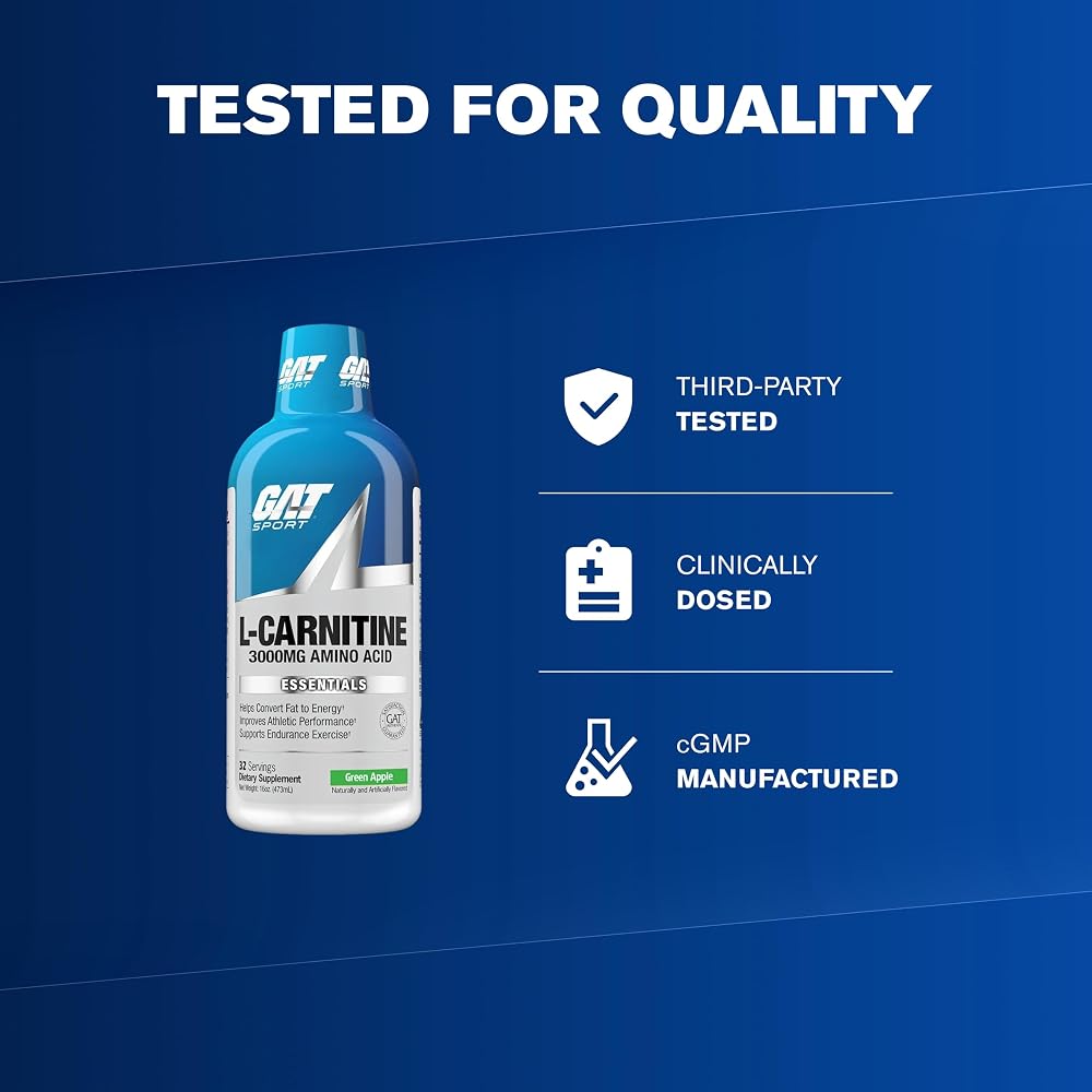 GAT SPORT L-Carnitine 3000 mg Liquid - 16 Fl Oz - image 4