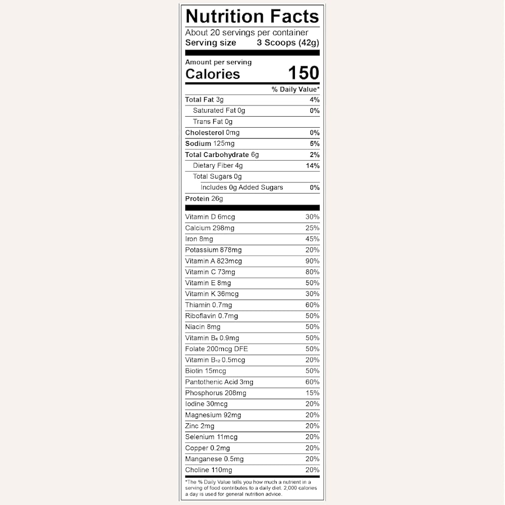 AMAXI Kathy Ireland Nutrition Plant-Based Protein Powder for Women - 29.6 oz - image 3