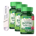 Beyondeals Nature's Truth Biotin 10000 mcg for Hair Growth - 120 Tablets