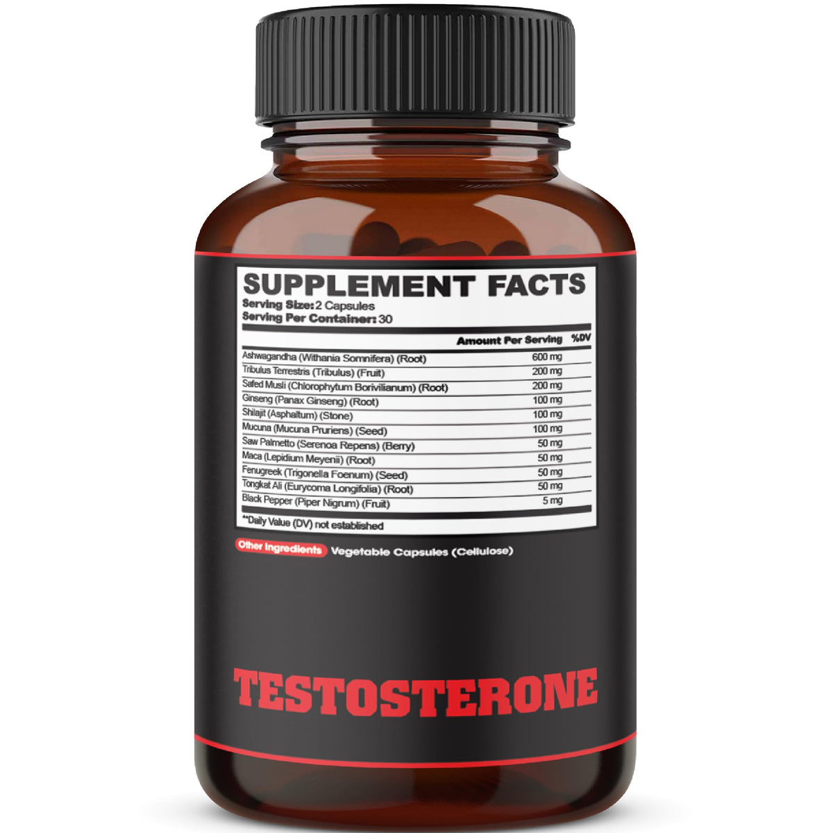 Agobi Testosterone Support with Ashwagandha & Tribulus - 60 Vegan Capsules - image 6