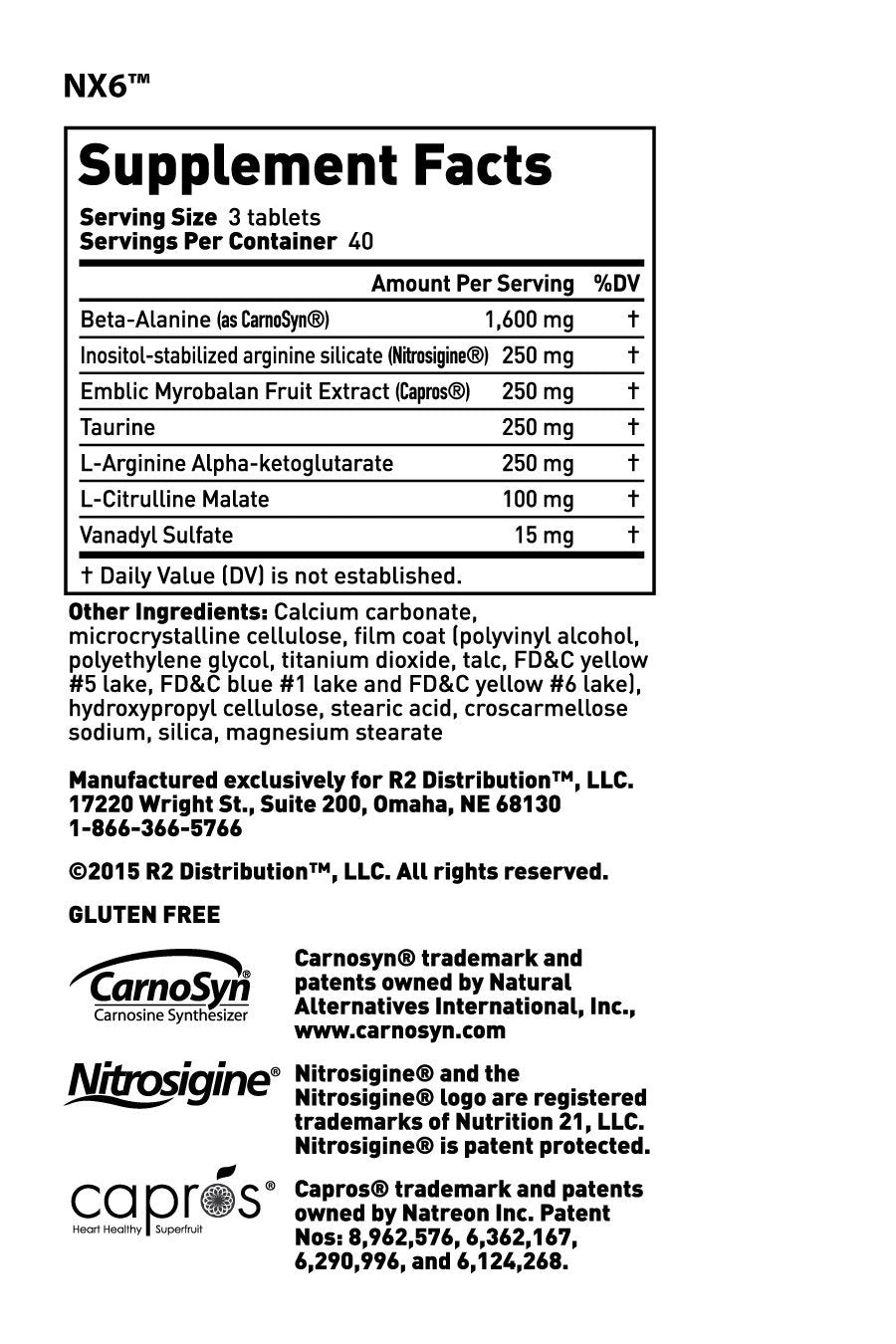 Complete Nutrition Elite Gold NX6 Nitric Oxide Rush Pre-Workout - 120 Capsules - image 2