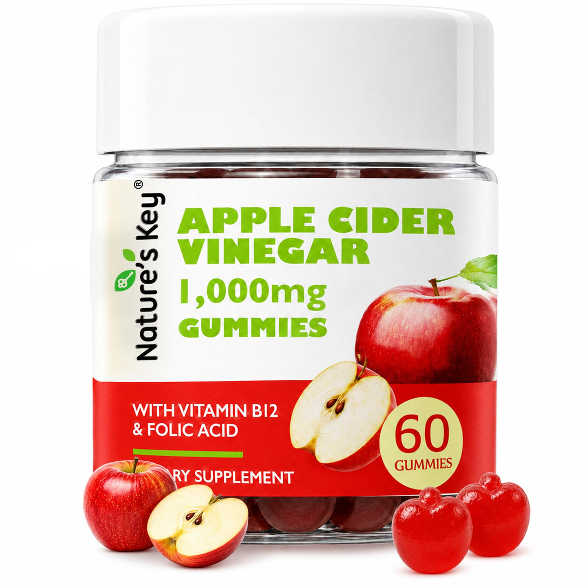 Nature's Key Apple Cider Vinegar Gummies