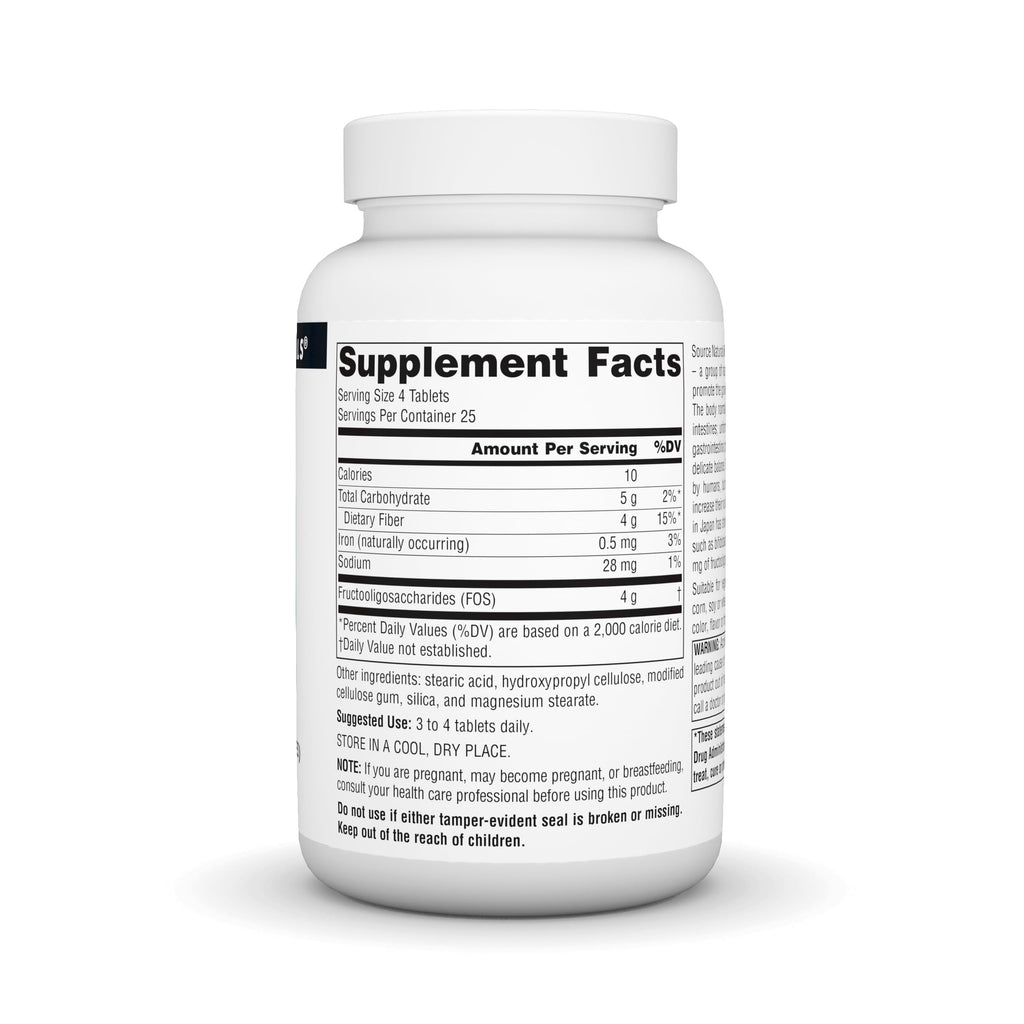 Source Naturals FOS Fructooligosaccharides 1000mg