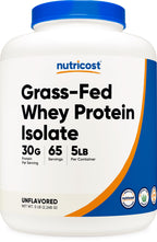 Nutricost Grass-Fed Whey Protein Isolate - Non-GMO